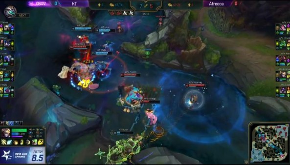 LMHT: Ra mắt con bài tẩy Rush với Lee Sin, KT Rolster hủy diệt hoàn toàn đội thứ 2 trên BXH Afreeca Freecs