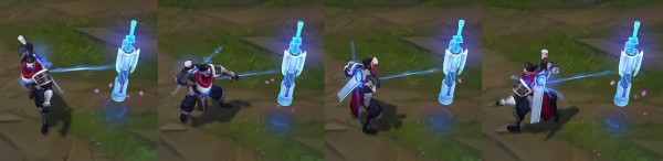 LMHT: Chi tiết hình ảnh ba trang phục Vũ Khí Tối Thượng mới của Riven, Shen, Twisted Fate