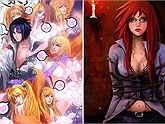 Dàn nhân vật Naruto đầy lung linh huyền ảo dưới phong cách đầy khác lạ