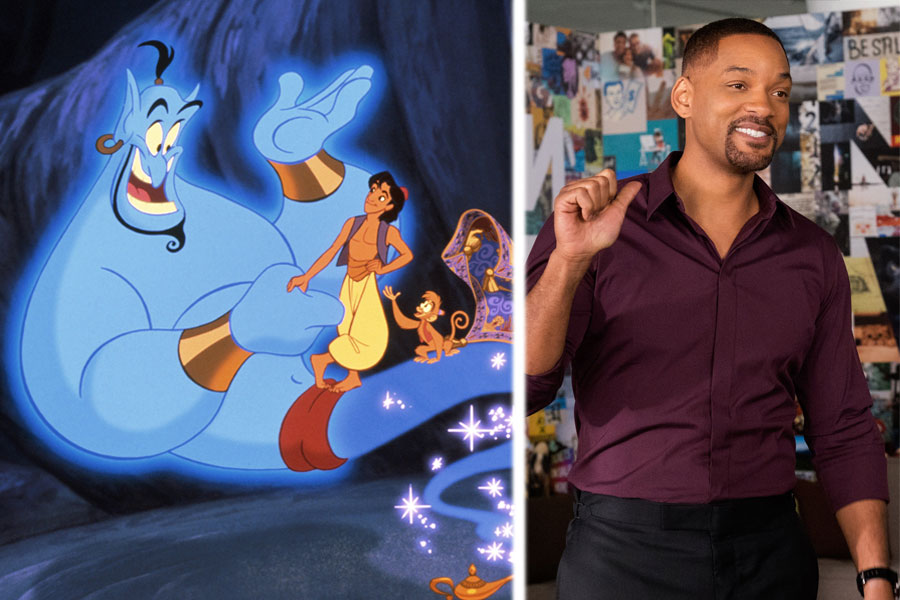 Will Smith xác nhận làm Thần Đèn trong Aladdin phiên bản người đóng