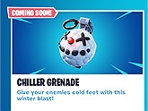Lựu đạn băng Chiller Grenade sẽ được xuất hiện trong bản update mới của Fortnite