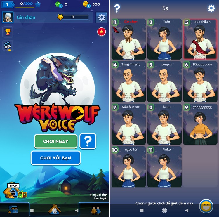 Werewolf Voice - Tựa game Ma Sói trên di động sẽ khiến cho game thủ ngồi lì ở nhà dịp Tết