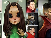 Sẽ ra sao khi nhóm Avengers xuất hiện trong thế giới hoạt hình Disney?