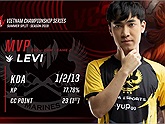 Dành MVP trong trận gặp EVOS, Levi hí hửng đăng status khoe được miễn rửa bát