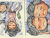 Bộ tranh cho thấy chỉ có yêu xa thì mới biết được thế nào là hạnh phúc