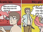 Tranh vui: Những nỗi khổ khi có con đầu lòng, thi thoảng muốn "tươi mới" cũng không được