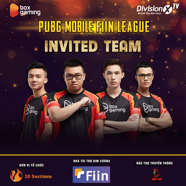 Box Gaming tham gia PUBG Mobile Fiin League với tư cách được mời