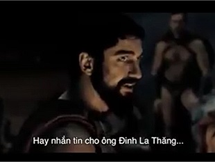 Clip chế: Vua Leonidas mất ví tại Việt Nam