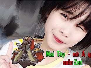 Cafe online cùng hotgirl Mai Tây - nữ Á Quân giải solo Zed Liên Minh Huyền Thoại