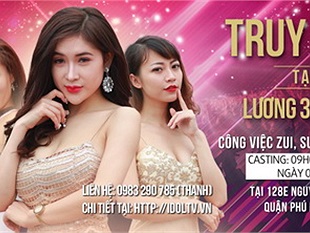 Idol TV tuyển dụng việc nhẹ lương siêu cao: 30 triệu/tháng !!