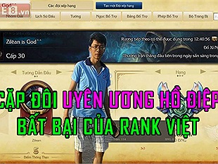 Đã tìm thấy cặp "Uyên ương hồ điệp" - SP AD bất bại rank Kim Cương của LMHT Việt!