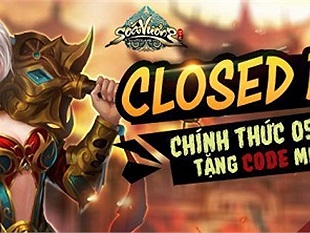 Soái Vương tặng giftcode Closed Beta nửa triệu đồng cho tân thủ tham gia closed beta ngày 9/5