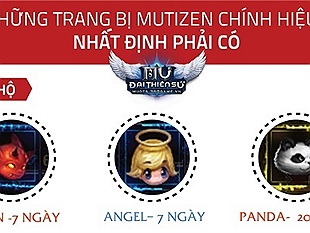 [Infographic] Những trang bị nhất định phải có khi chơi MU Đại Thiên Sứ