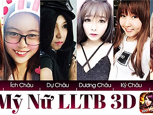 Nam nhân Lục Long Tranh Bá 3D phấn khích vì mỹ nữ “ngập mặt” trong game
