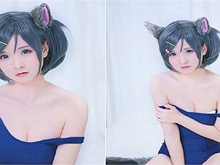  Cosplay Anime "Hentai Ouji To Warawanai NekoSmiLe" cực gợi cảm và quyến rũ