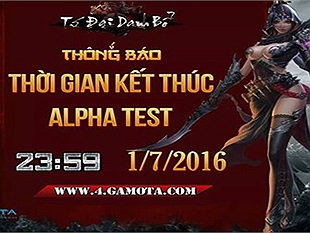 Bất ngờ Tứ Đại Danh Bổ thông báo kéo dài thời gian Alpha Test