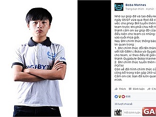 Boba Marines chính thức đổi tên thành Gigabyte Marines, chiêu mộ Potm về đầu quân