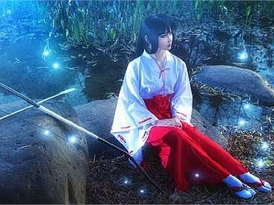 Mê mẩn với bộ ảnh cosplay Kikyo đẹp, độc, chất nhất