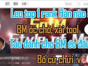 SofM live stream rank Hàn bị anti fan Boba Marines vào chửi "lũ óc chó xài tool"