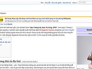 Trang Wikipedia Tiếng Việt của "Quả trứng vịt" bựa nhất mà tôi từng xem!