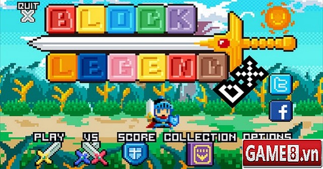 Block Legend như một game nhập vai và trận chiến xếp hình