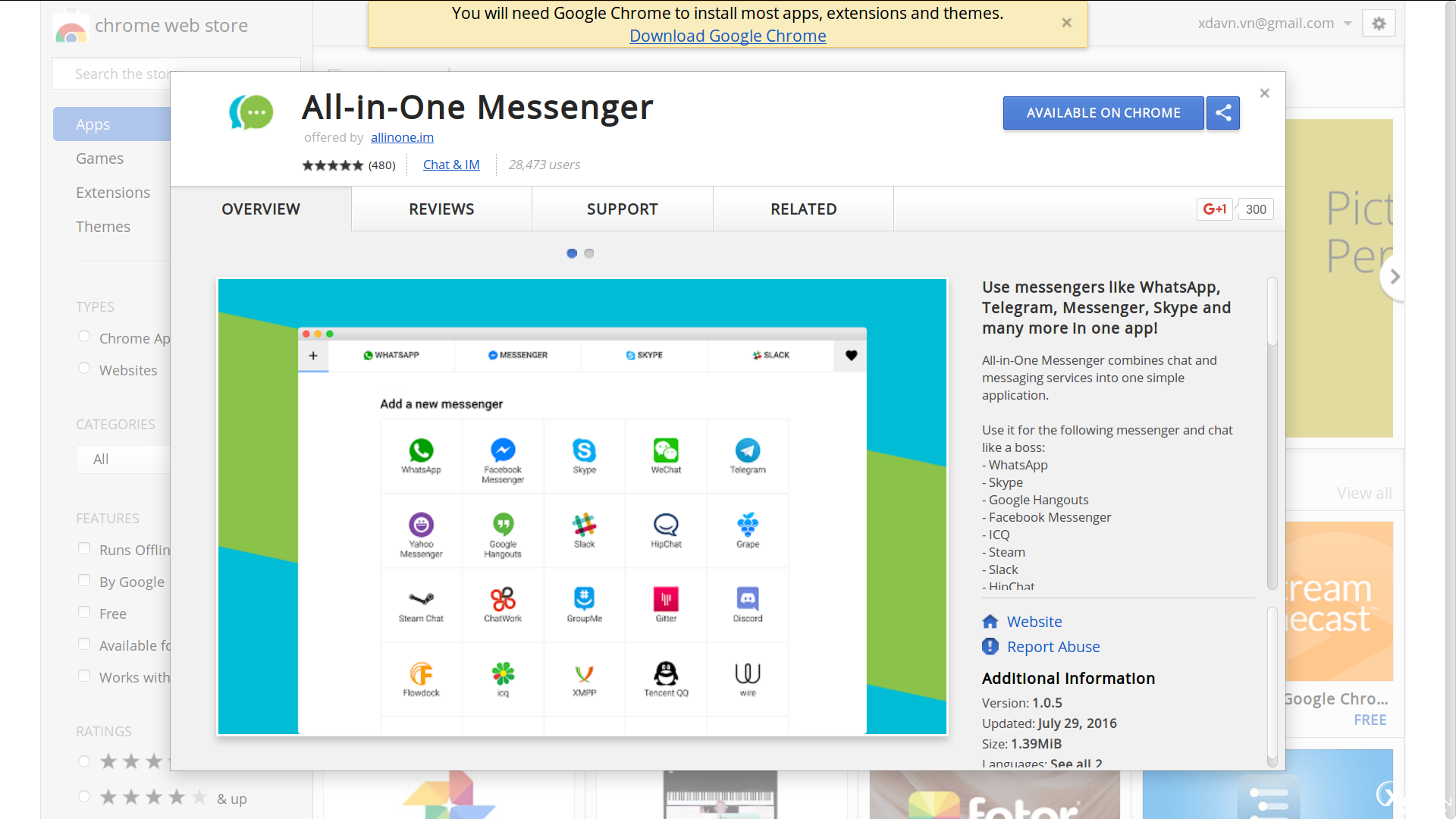 All-in-One Messenger