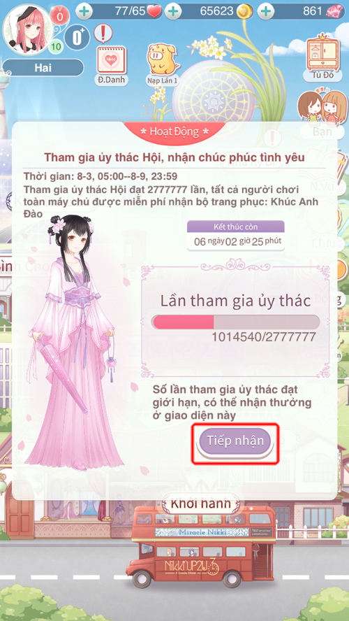 Cách nhận trang phục Khúc Anh Đào trong Ngôi Sao Thời Trang