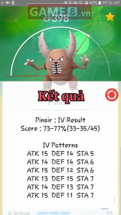 kiểm tra chỉ số tiềm năng Pokemon GO