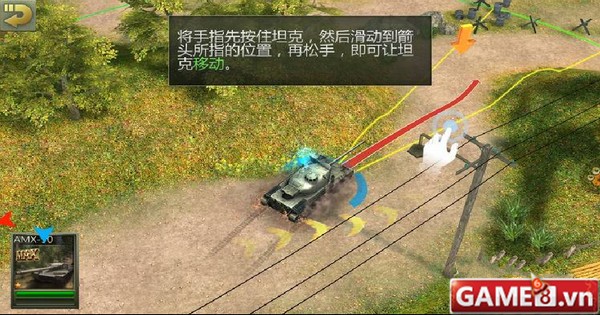 Tự do điều khiển xe tăng để tham chiến trong Thản Khắc Chỉ Huy Quan