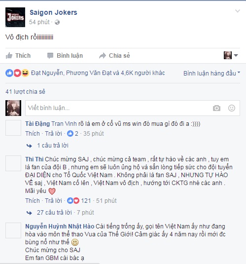 saj vô địch gpl