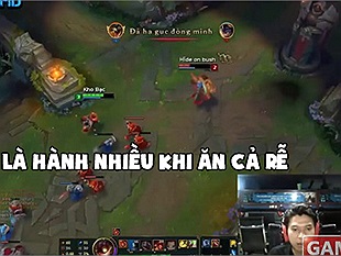 QTV hành ra bã Hide on Bush tại đường giữa kèm tuyên bố "xưa tôi còn né được dame trụ giờ già rồi" 