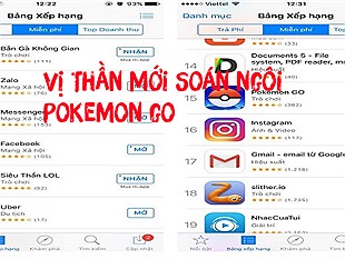 Siêu Thần LOL soán ngôi Pokemon GO và Slither một cách ngoạn mục sau vài ngày ra mắt