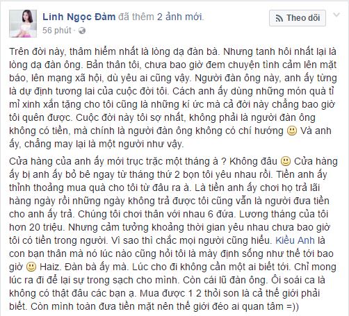 Linh Đ&agrave;m l&ecirc;n tiếng đ&aacute;p trả lại người "b&oacute;c phốt" m&igrave;nh