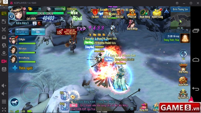 Hướng dẫn chơi Võ Lâm Truyền Kỳ Mobile bằng tay cầm PS3