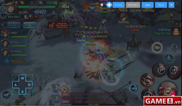 Hướng dẫn chơi Võ Lâm Truyền Kỳ Mobile bằng tay cầm PS3