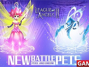 League of Angels II - Webgame 3D đẹp mắt cập nhật Pets mới siêu dễ thương