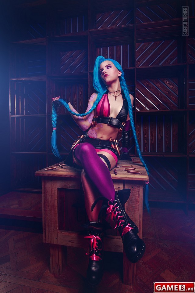 cosplay jinx - liên minh huyền thoại