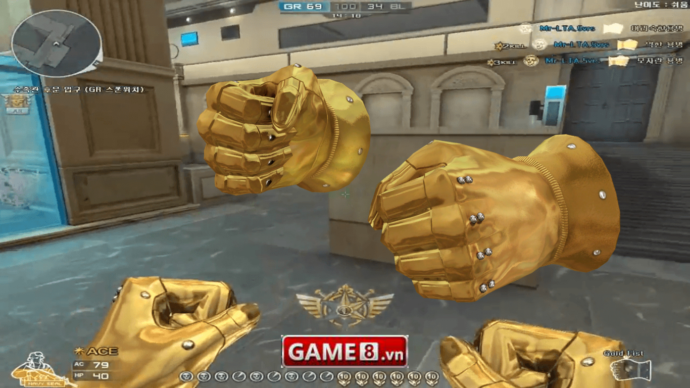 Găng tay v&agrave;ng - Gold Fist trong Đột K&iacute;ch