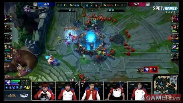 Chiến thắng v&aacute;n 1 thuộc về SKT T1