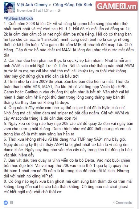 Hàng loạt câu chuyện thú vị về #KỉNiệmĐộtKích