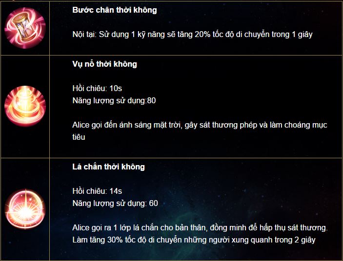 kỹ năng alice