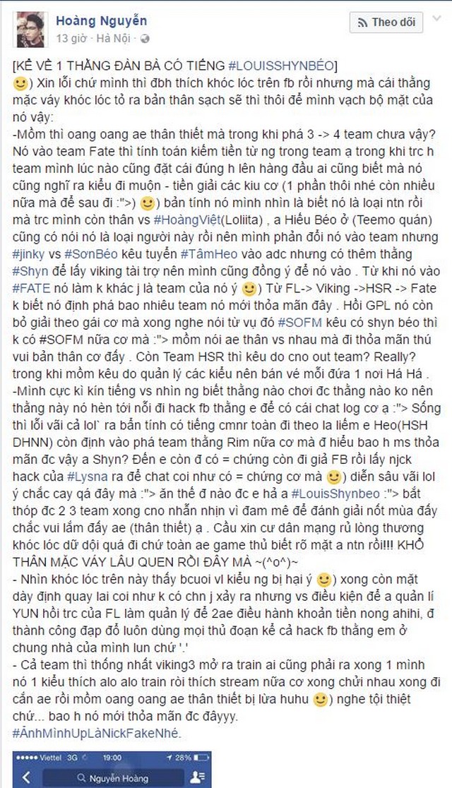 LMHT: ASF MeoU lên tiếng vụ team FATE cày thuê, đăng đàn lên Facebook 