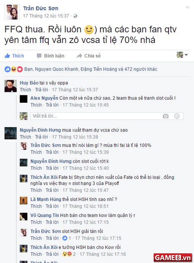 LMHT: Akiho đội trưởng team Fate c&agrave;y thu&ecirc; l&ecirc;n tiếng "70% FFQ c&oacute; thể được đ&aacute;nh VCSA"