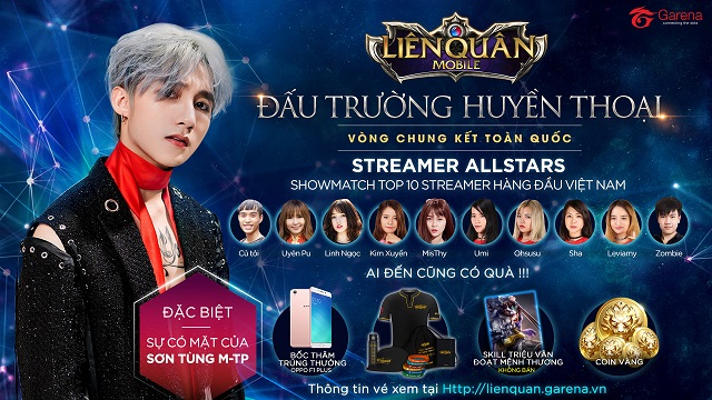 Liên Quân Mobile: Sơn Tùng MTP thể hiện hit "Lạc Trôi" cực hay tại Chung kết Đấu trường huyền thoại