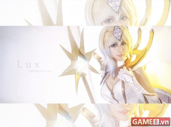 Vẻ đẹp Cosplay trang phục tối hậu Lux Thập Đại Nguyên Tố