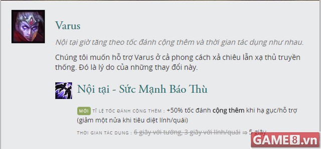 giải mã sức mạnh của Varus