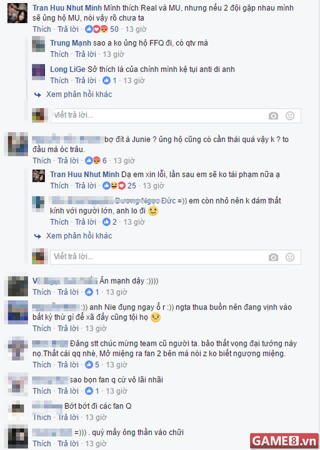 Fan gây náo loạn facebook đại tướng junie