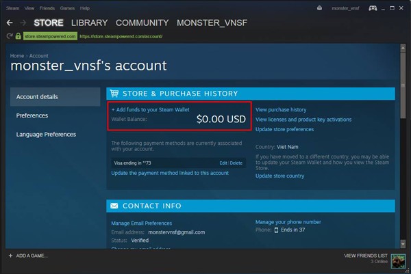 Nạp tiền vào Steam siêu dễ nhờ thẻ VTC Mastercard