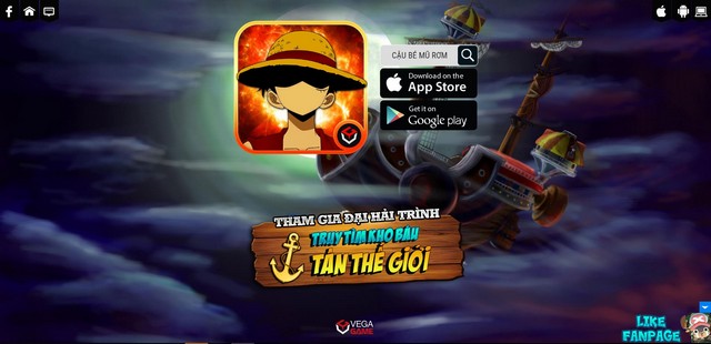 Cậu Bé Mũ Rơm - Game One Piece chính hiệu của Vega Game ra mắt cuối tháng 2/2017