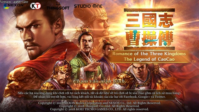 Trải nghiệm Romance of the Three Kingdoms: The Legend of CaoCao – Siêu phẩm chuẩn chiến thuật!